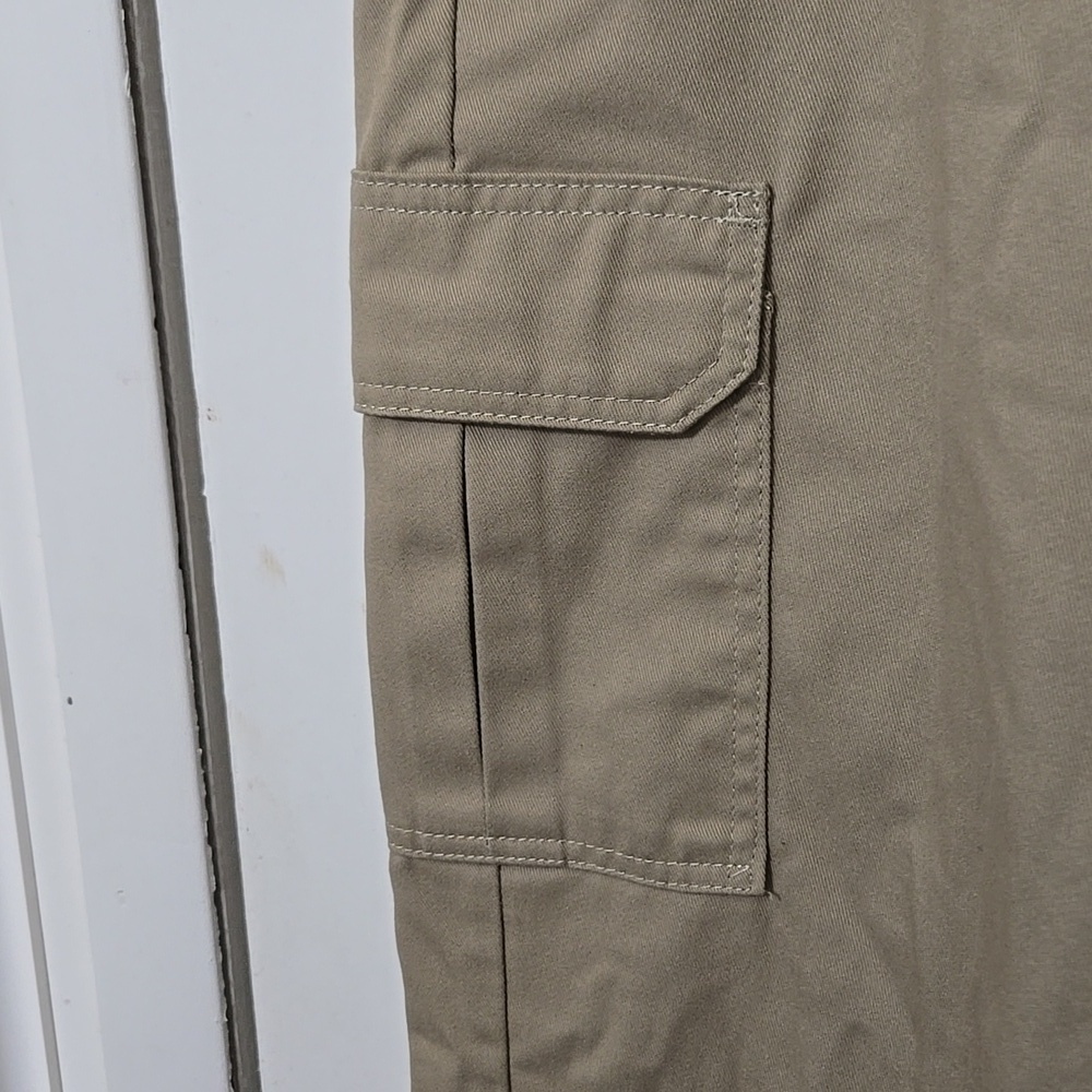 Dickies Relaxed Straight Flatfront Men's Tan Beige Cargo Pants 40x32 - Picture 3 of 6